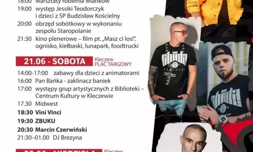 zdjęcie przedstawia plakat na Dni Kleczewa